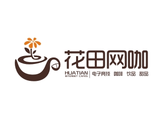 花田網(wǎng)咖logo設(shè)計