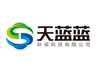 鐘炬的武漢天藍藍環(huán)?？萍糽ogo設(shè)計