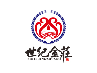 葉美寶的世紀金莊白酒品牌LOGO設(shè)計logo設(shè)計