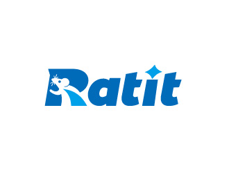 周金進的ratIT黑白圖標logo設(shè)計