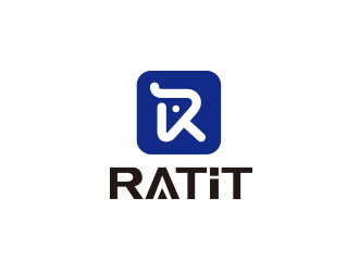 朱紅娟的ratIT黑白圖標logo設(shè)計