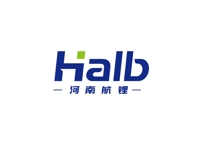 朱紅娟的logo名稱：halb，公司名稱：河南航鋰新能源科技有限公司logo設(shè)計(jì)